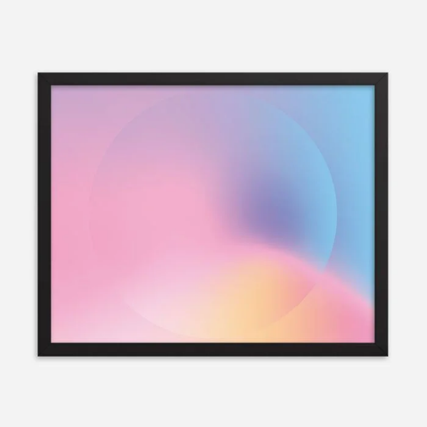 Custom Premium Luster Photo Paper Framed Poster (in)