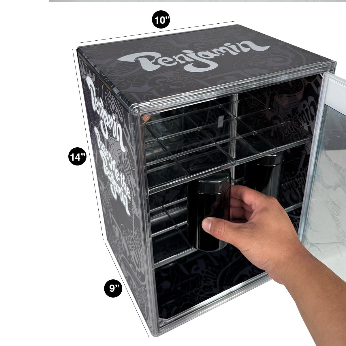 Custom 3-Tier Cabinet Display 14"