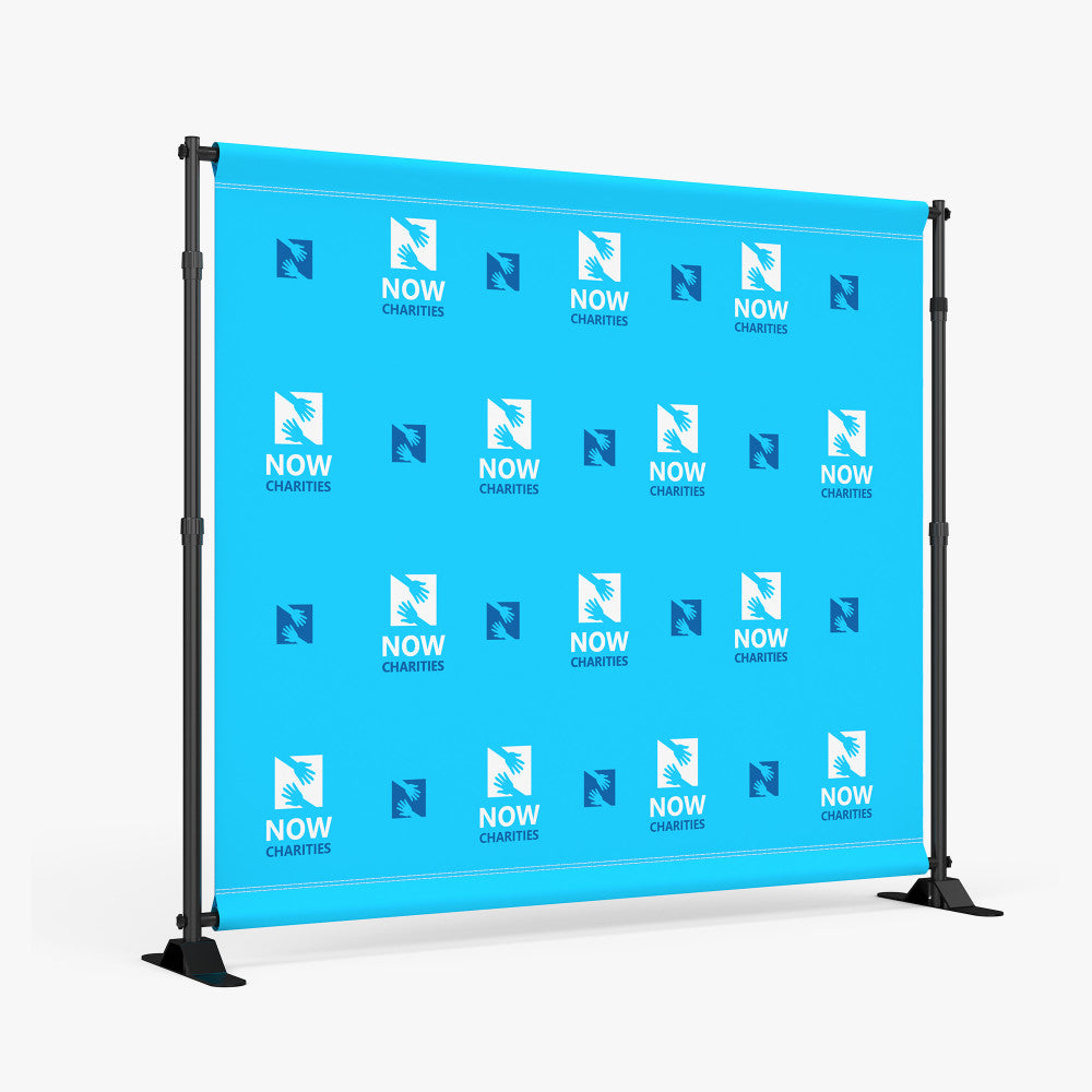 Custom Step and Repeat Backdrop Display Stand