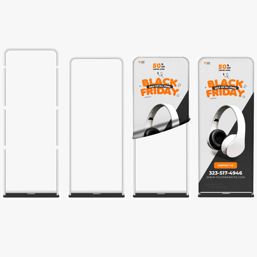 Custom Tension Fabric Display Stand