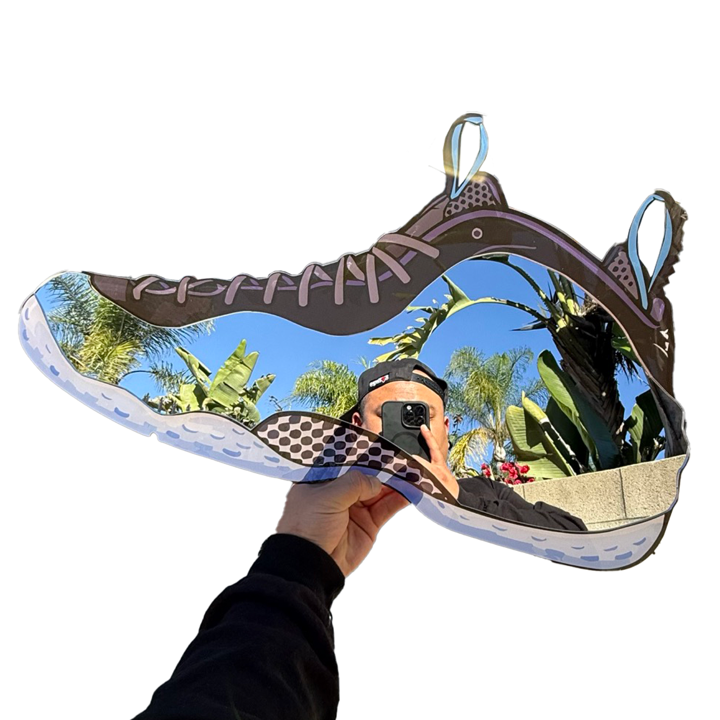 Chrome Posites Shoe Mirror