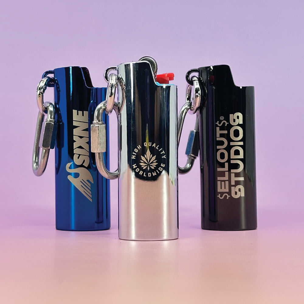 Custom Stainless Steel BIC Lighter Case Sleeve