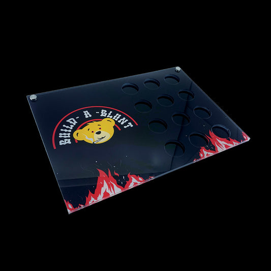 Custom Jar Rack Ramp Display (fits 12 x5 ml) 14"x10"