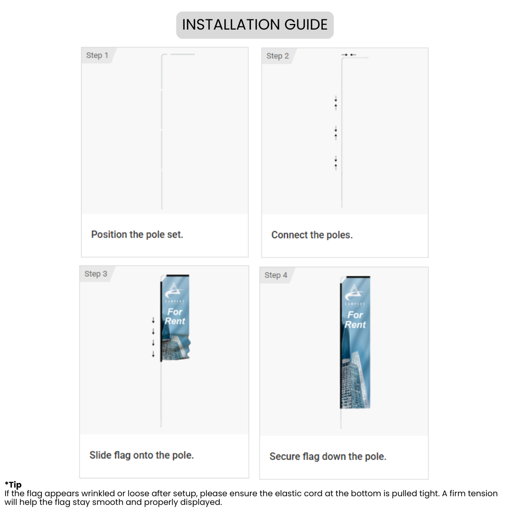 Custom Rectangle Flag