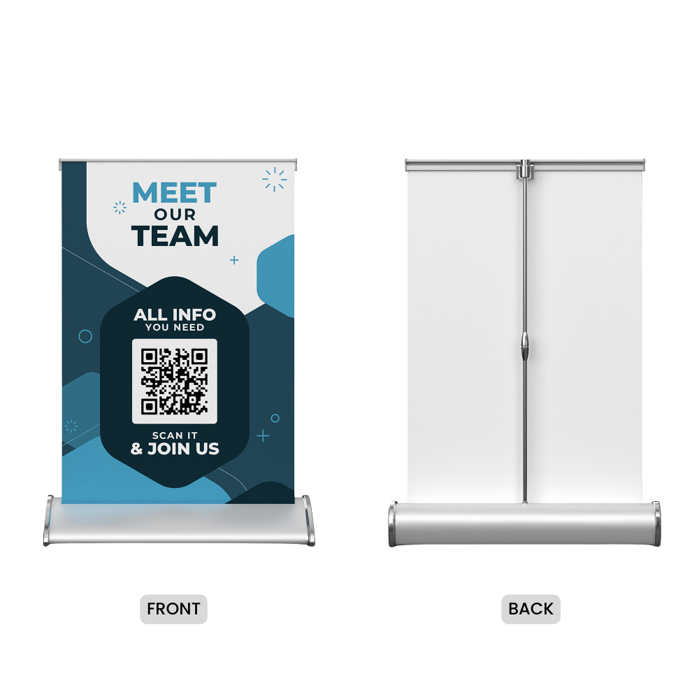 Custom Table Top Banner Stand (11.5" x 17.5")