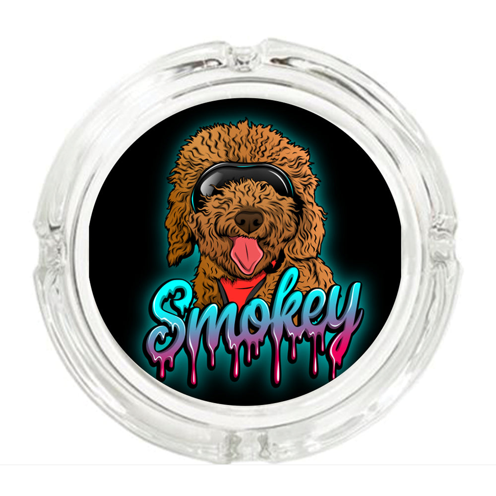 There He Is MoodTrays Plexi Rolling Tray Set (Ashtray+Grinder) by @GotBars510