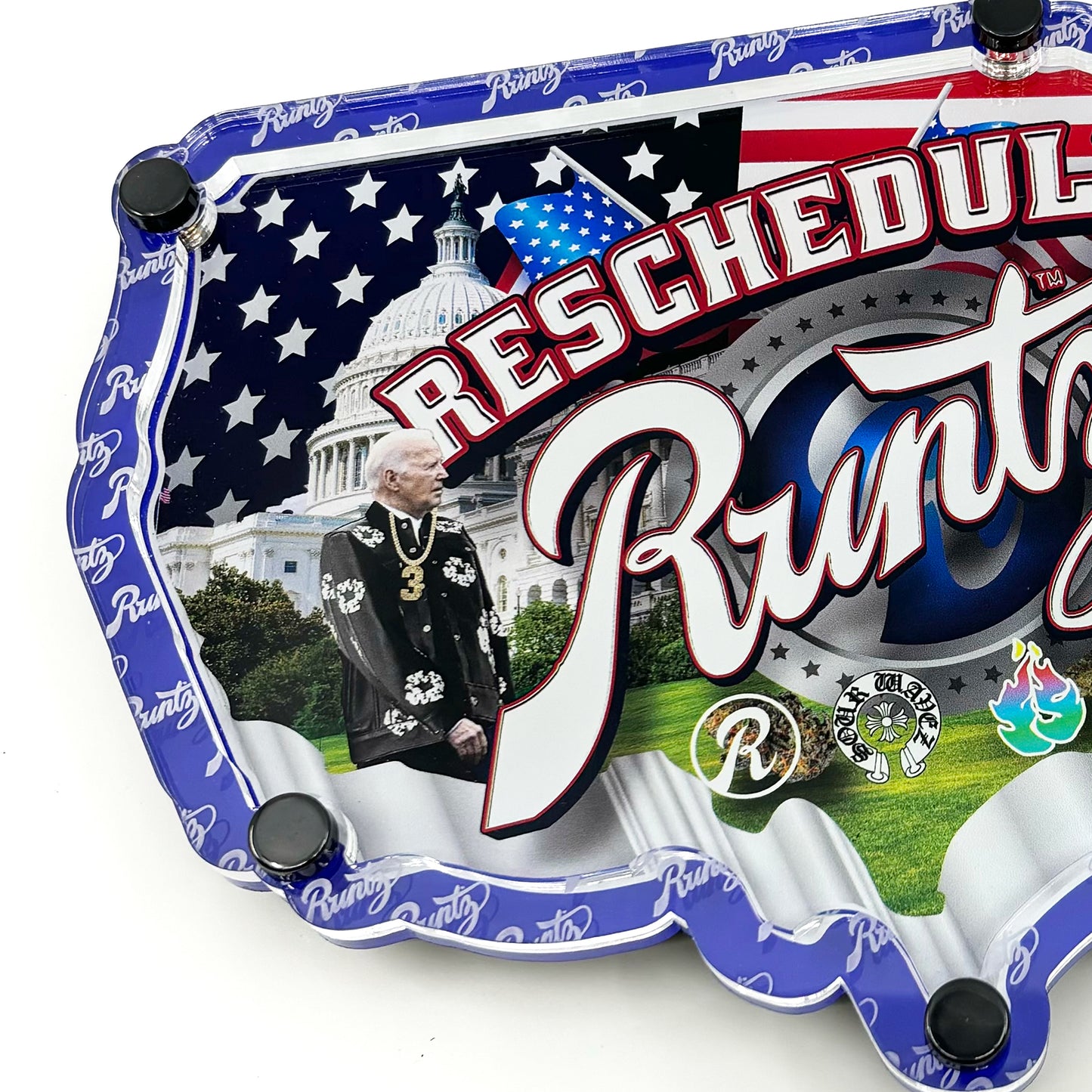 Rescheduled Runtz 12" Plexiglass MoodTray by Sourwavez (Limited Edition)