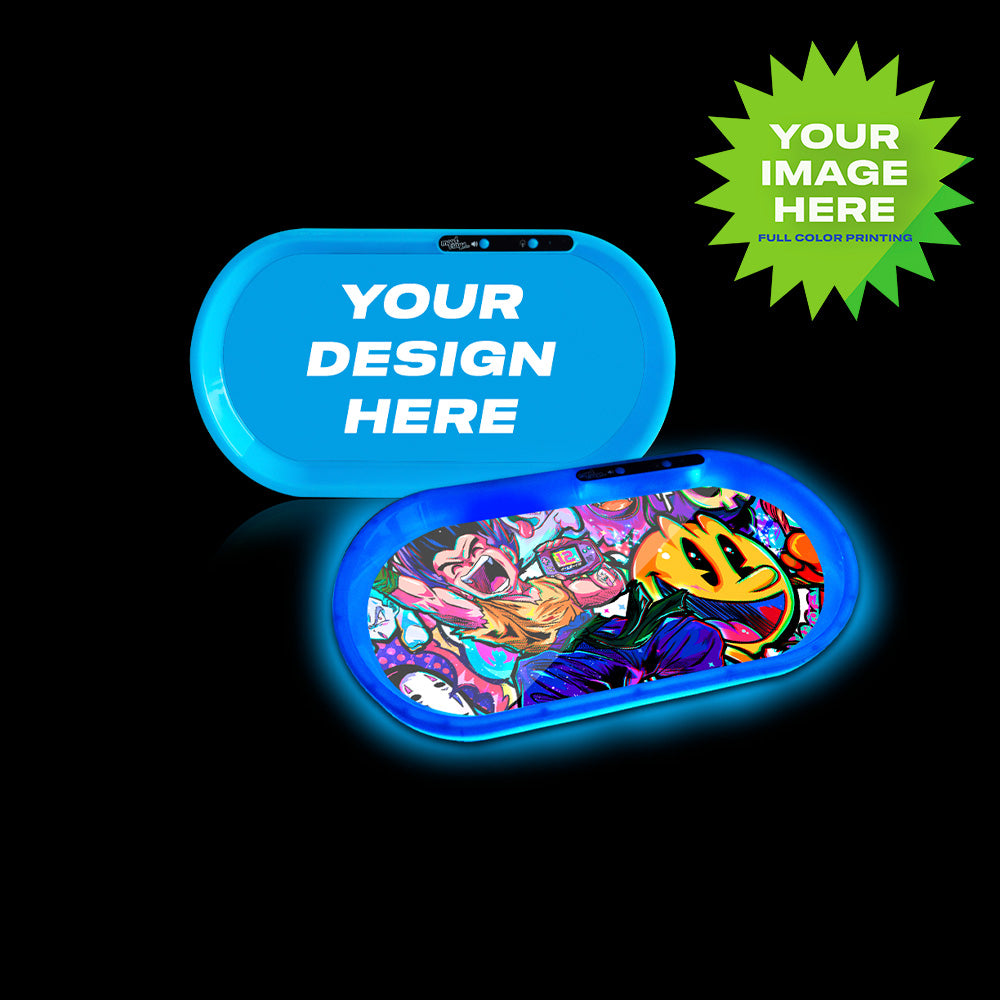 (12 PACK) MOODTRAYS ™ Custom Bluetooth Audio LED Rolling Mood Tray
