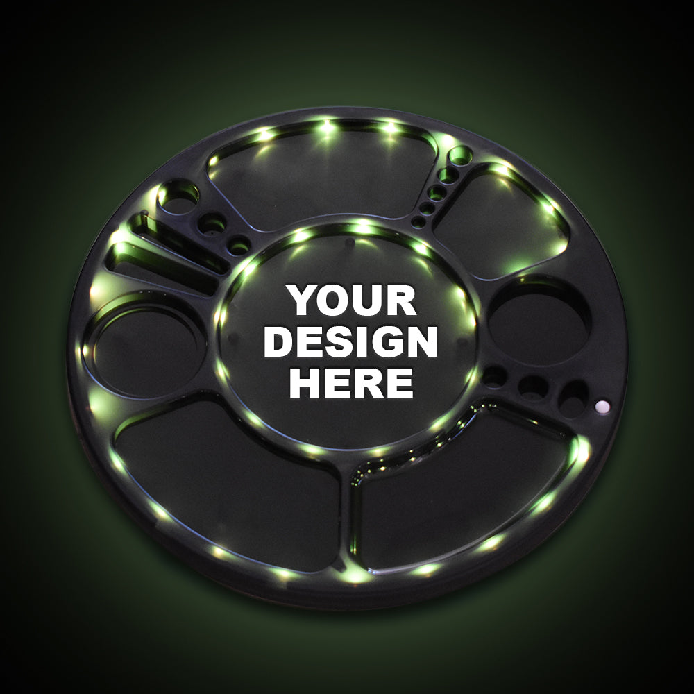 Custom LED Mary Go Round Tray 14" x 14"