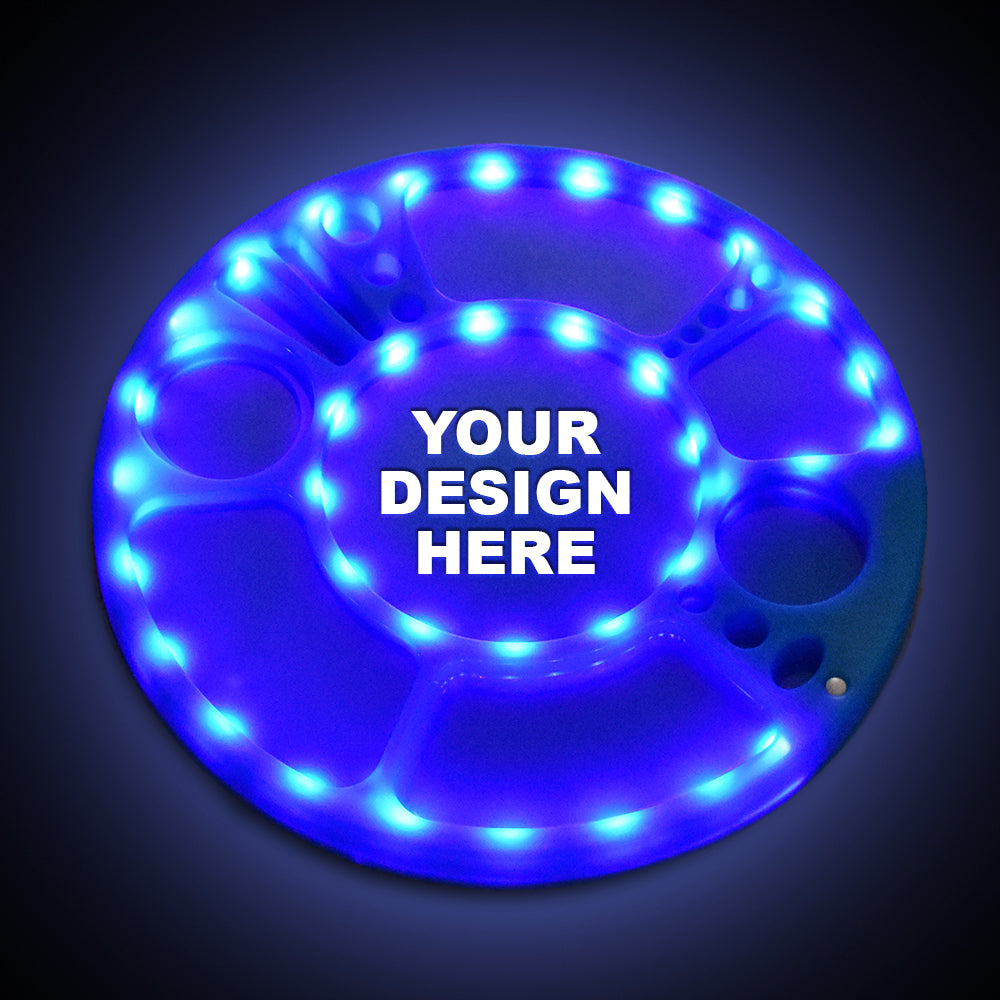 Custom LED Mary Go Round Tray 14" x 14"