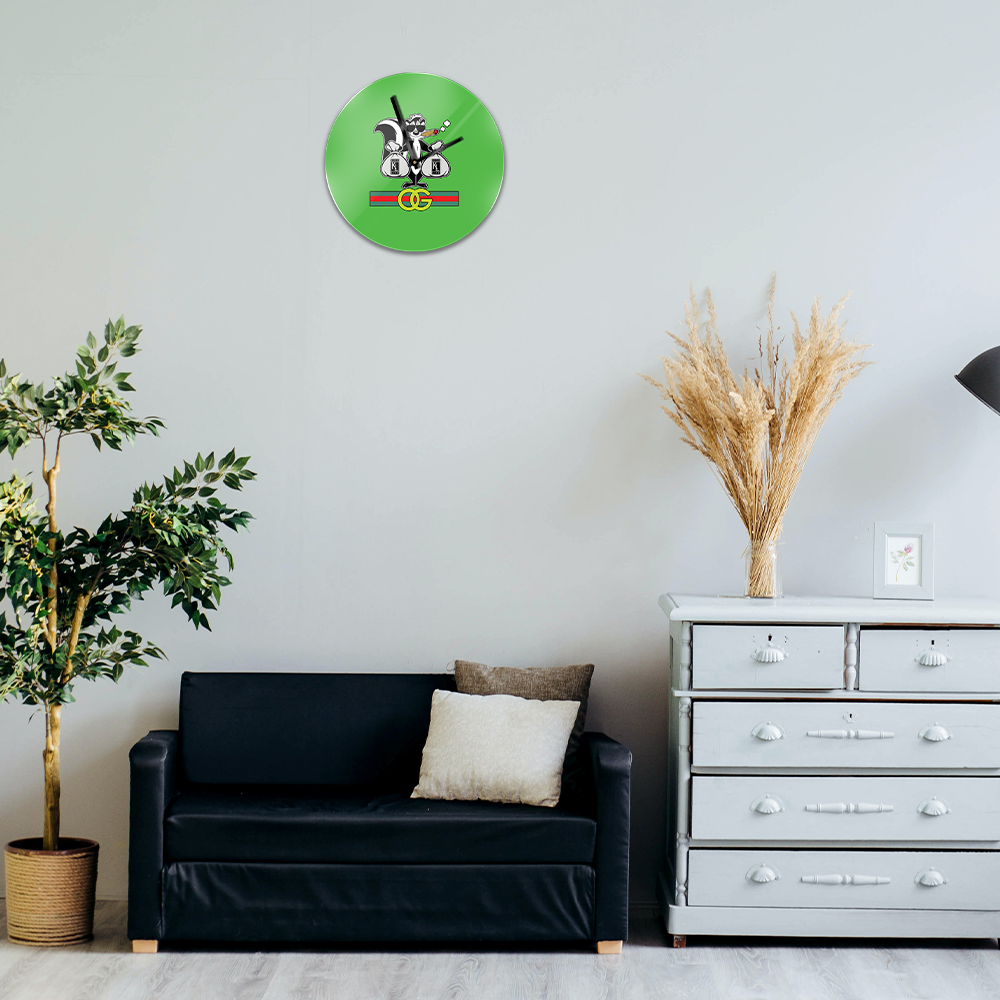 MOODTRAYS ™ Create Your Own Round Wall Clock Art - Custom Round Clock