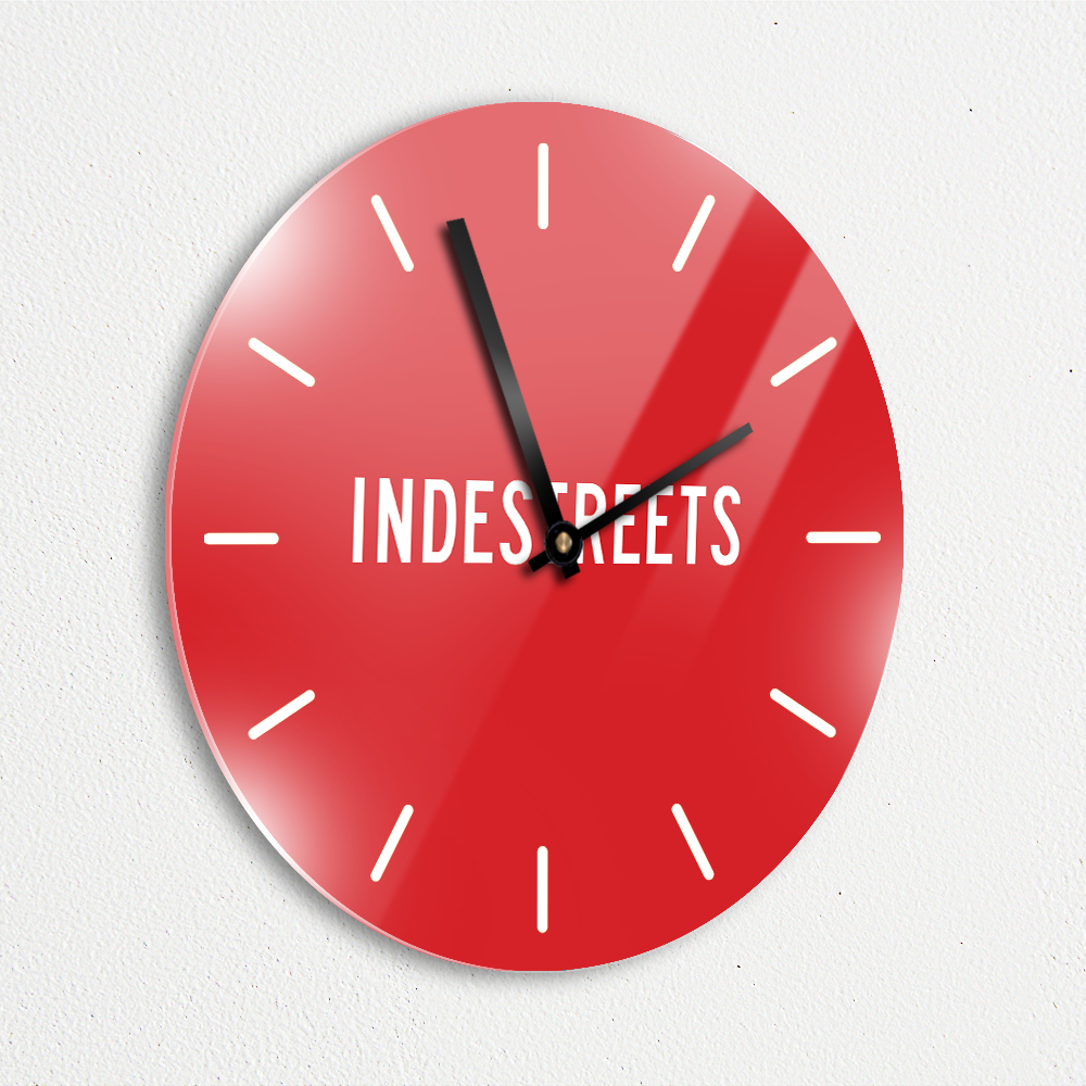 MOODTRAYS ™ Create Your Own Round Wall Clock Art - Custom Round Clock