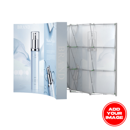 Curved Velcro Fabric Pop Up Display