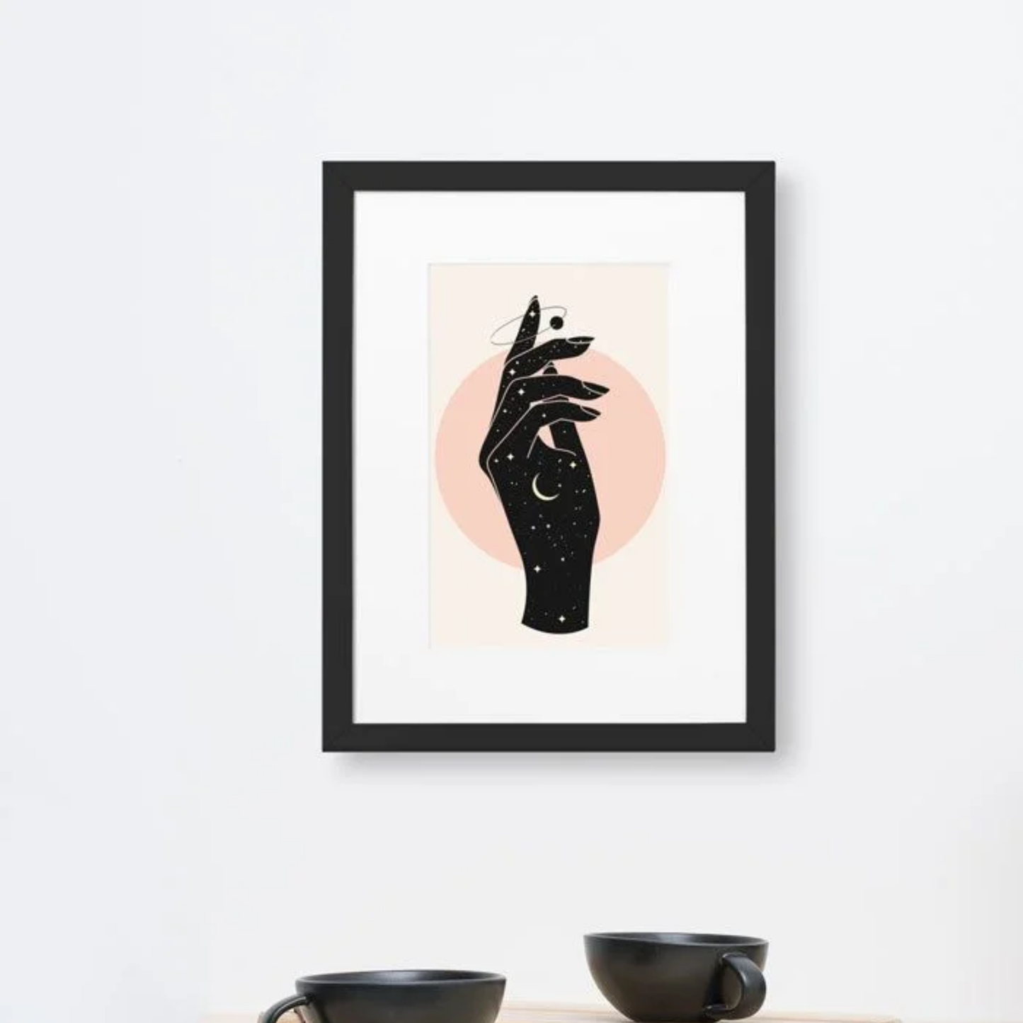 Custom Matte Paper Framed Poster With Mat (in)