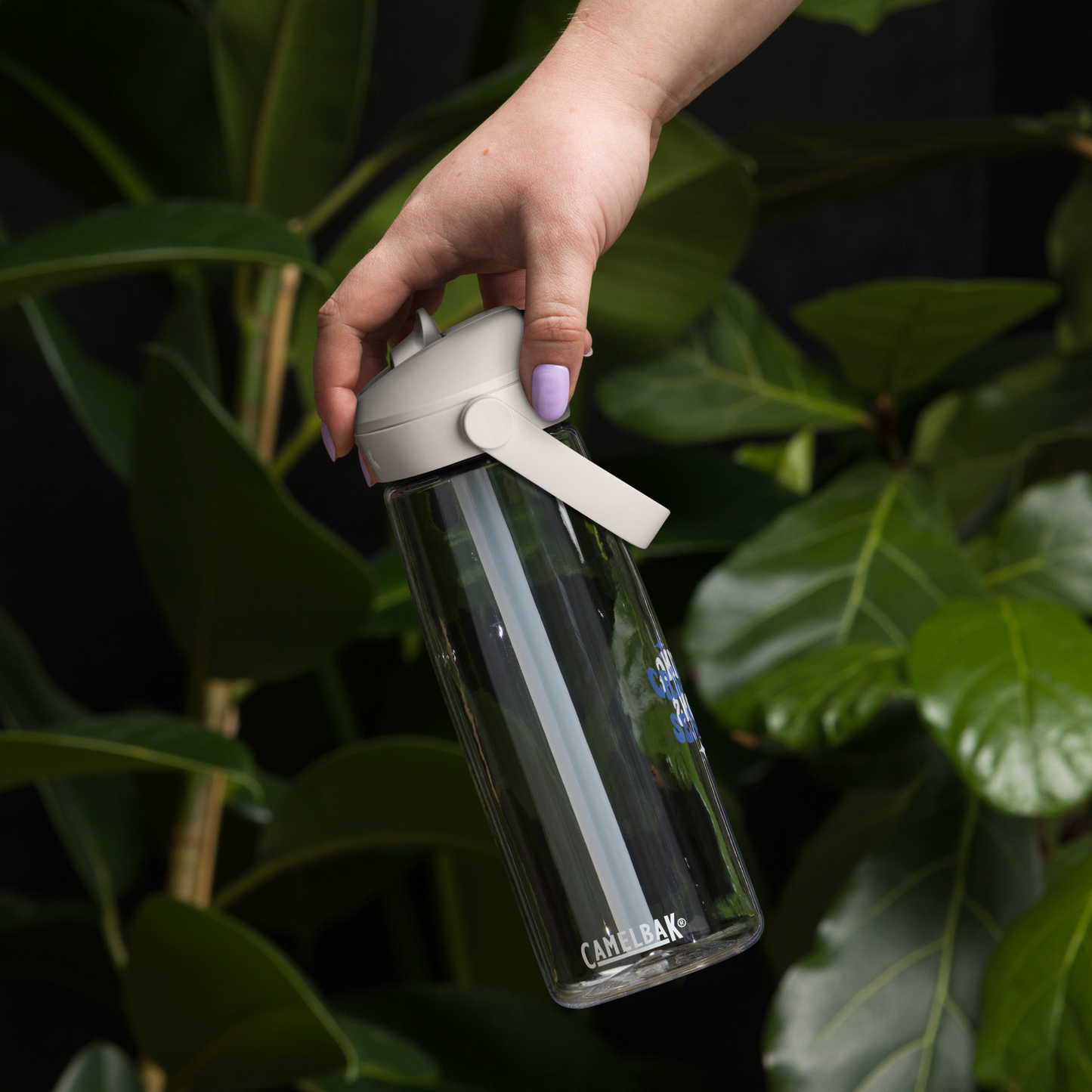 Custom Flip Straw Water Bottle