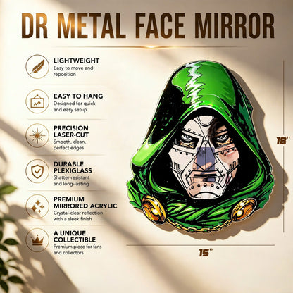 Dr Metal Face Mirror 15"