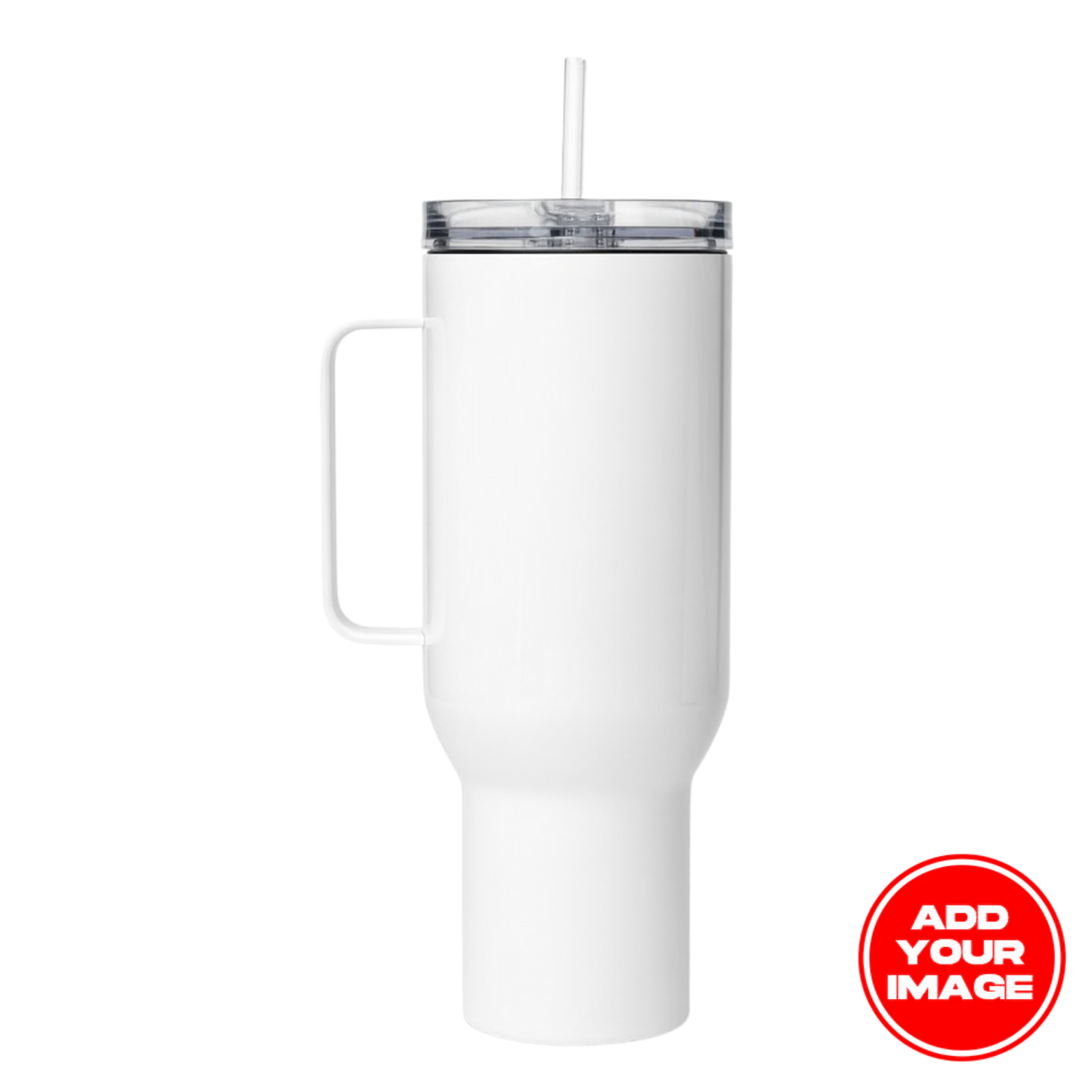 Custom Travel Mug with a Handle