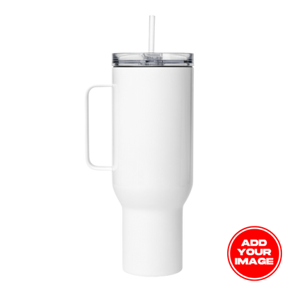 Custom Travel Mug with a Handle