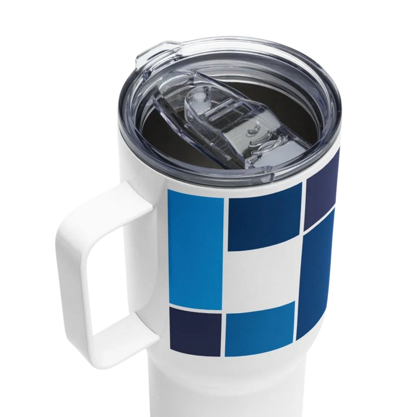 Custom Travel Mug with a Handle