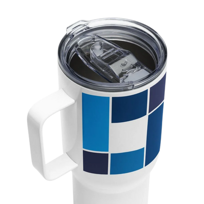 Custom Travel Mug with a Handle