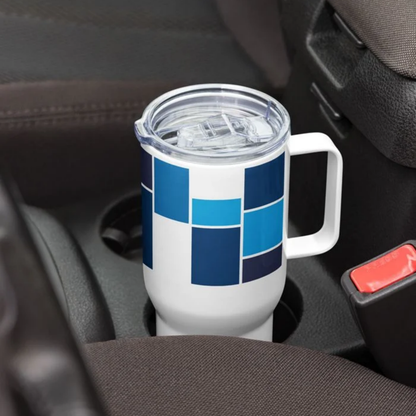 Custom Travel Mug with a Handle