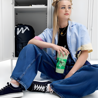 Custom Insulated Tumbler with a Straw (20 oz)