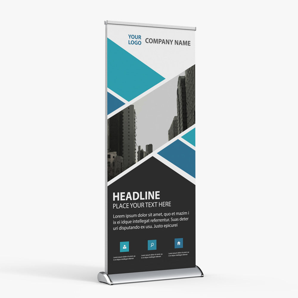 Custom Deluxe Retractable Display Stand (33" x 81")