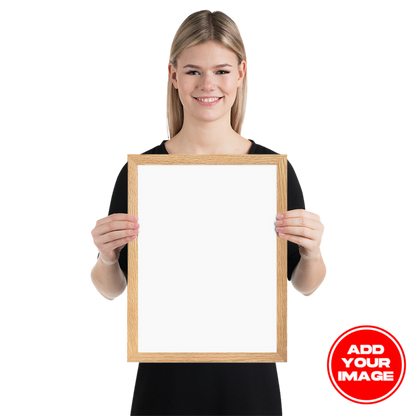 Custom Enhanced Matte Paper Framed Poster (cm)