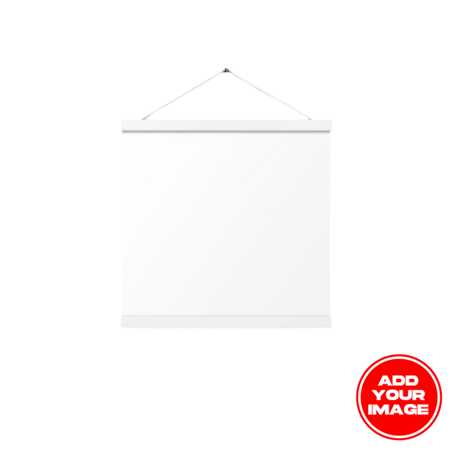 Custom Enhanced Matte Paper Poster With Hanger (in)