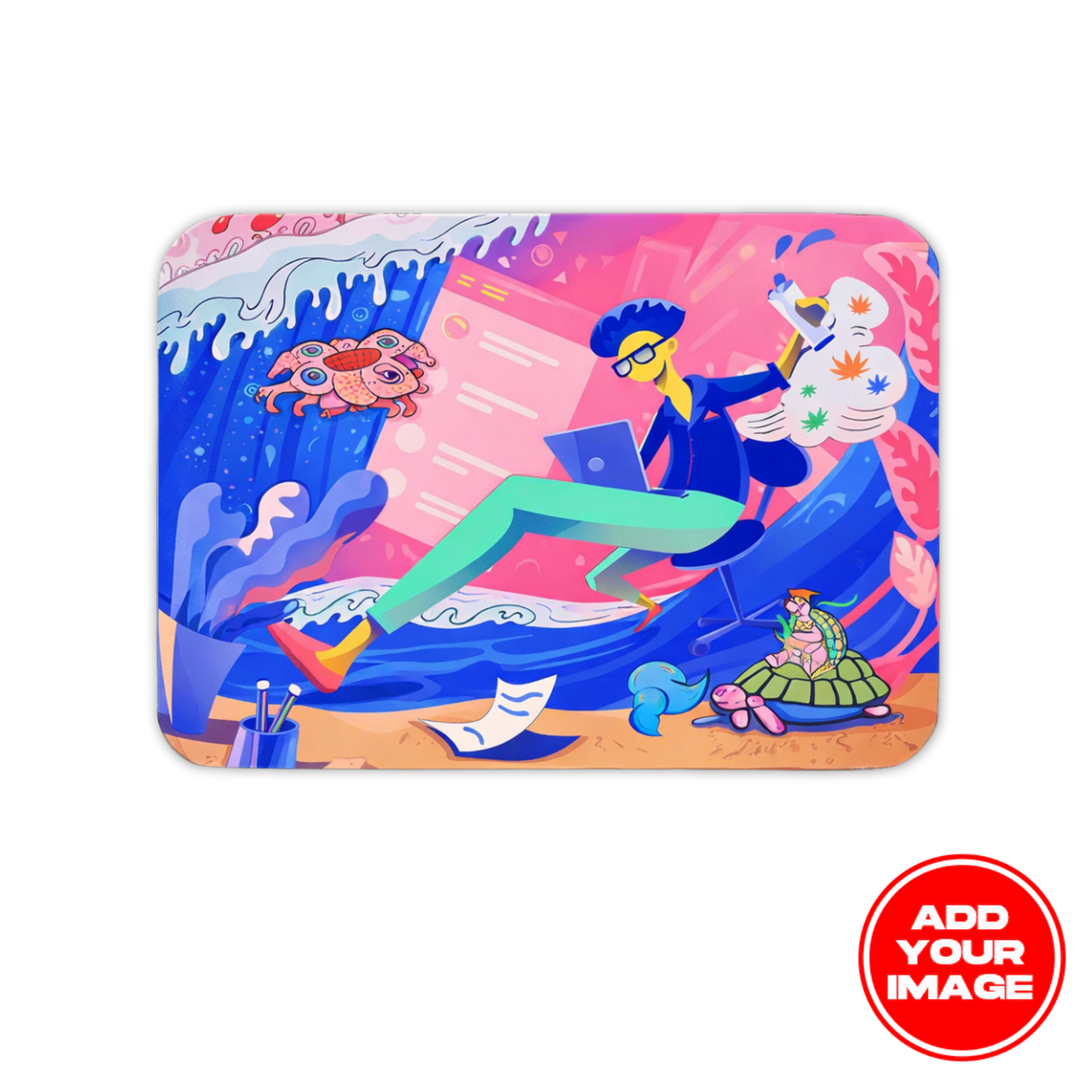 Custom Small Polyester Dab Mat
