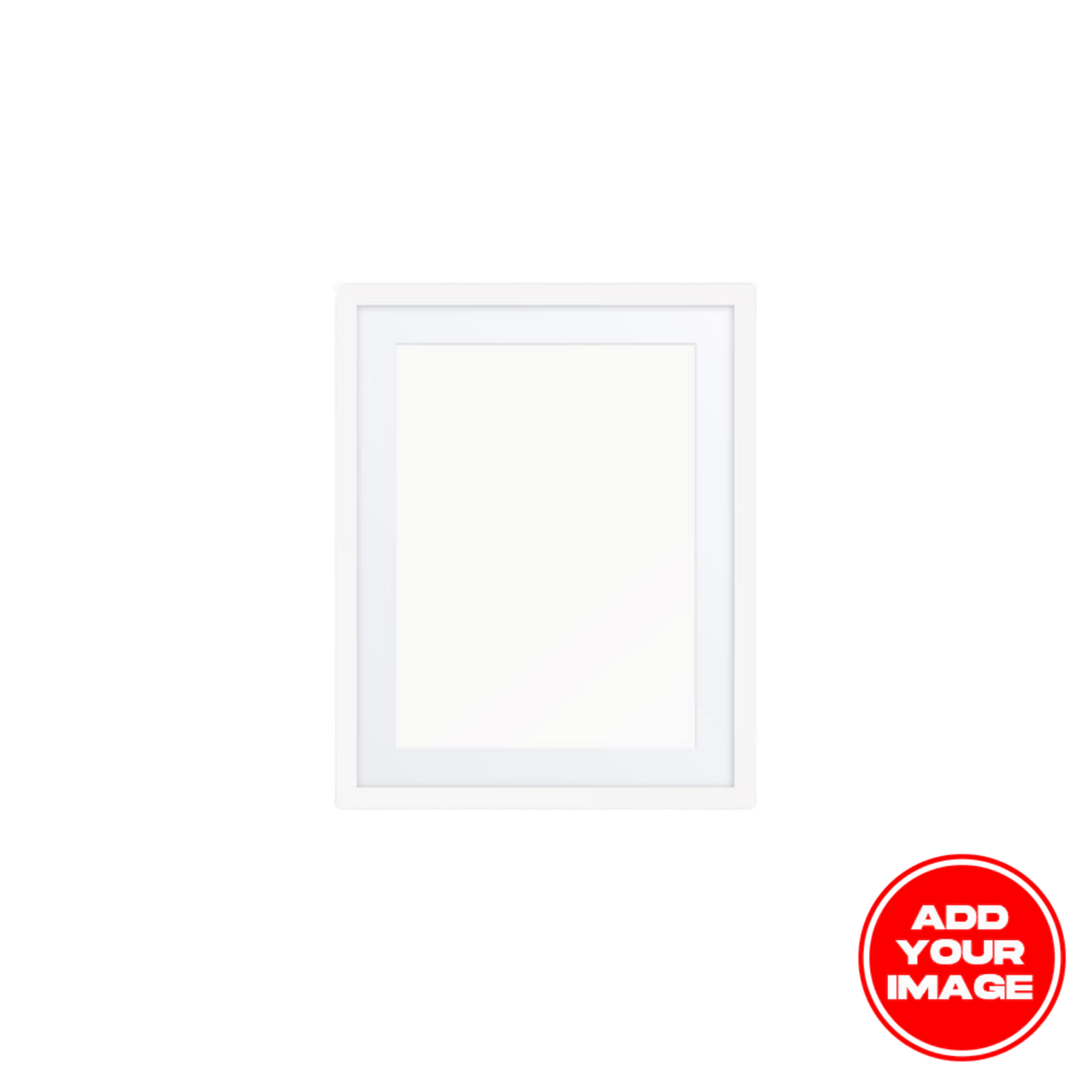 Custom Matte Paper Framed Poster With Mat (in)