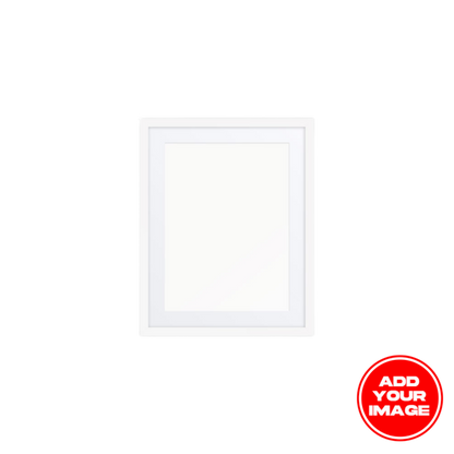Custom Matte Paper Framed Poster With Mat (in)