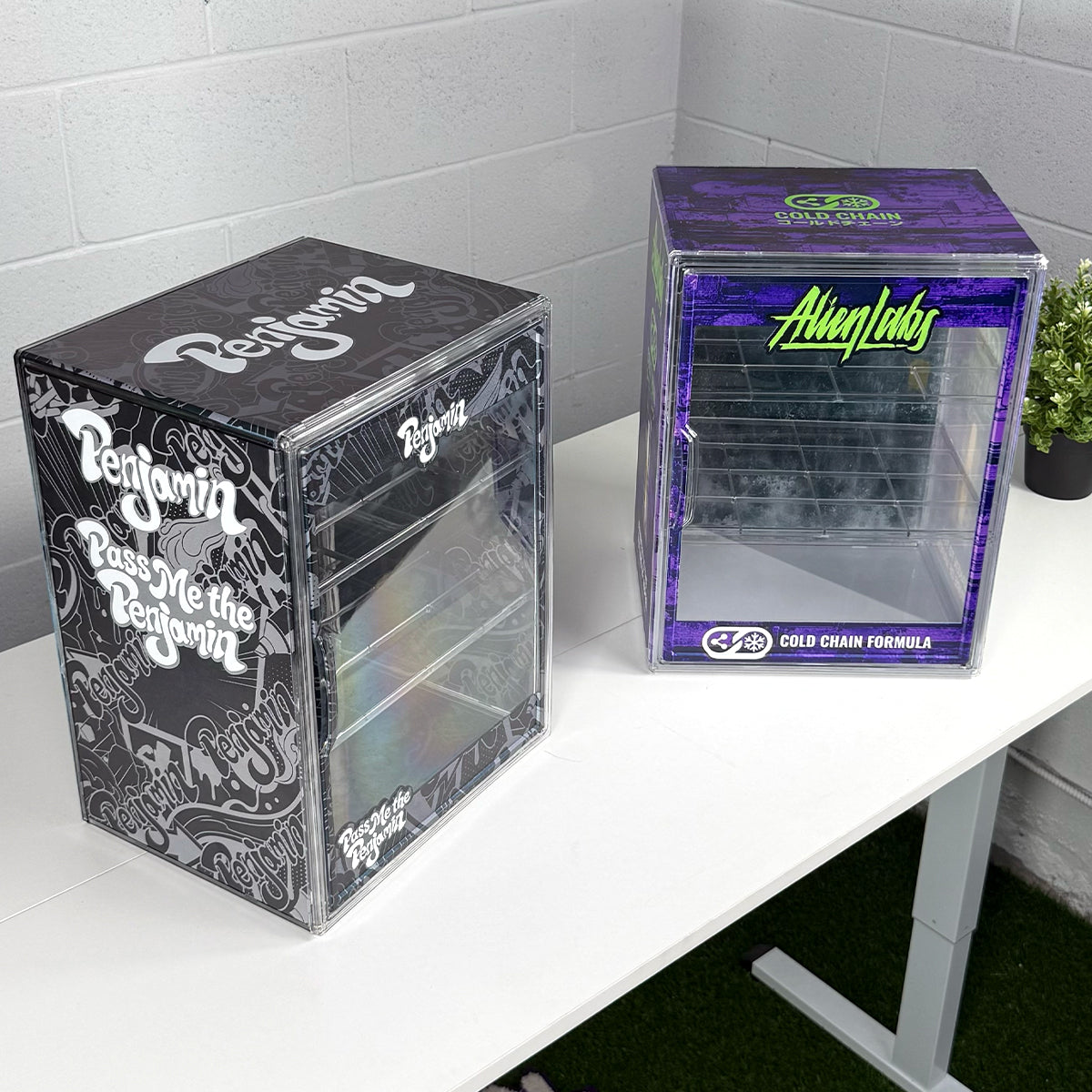 Custom 3-Tier Cabinet Display 14"