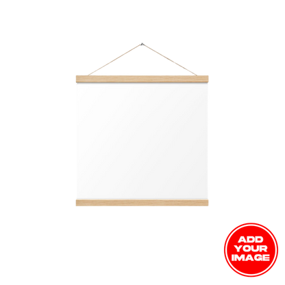 Custom Enhanced Matte Paper Poster With Hanger (in)