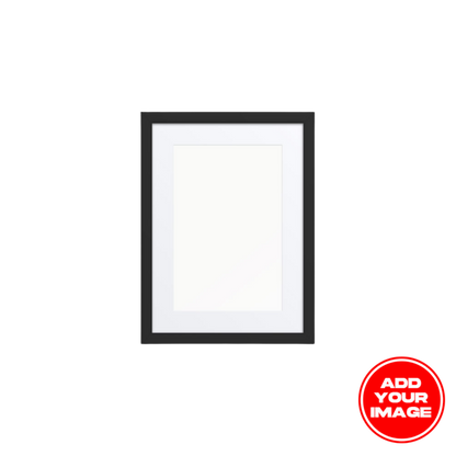 Custom Matte Paper Framed Poster With Mat (in)