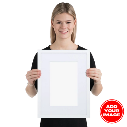 Custom Matte Paper Framed Poster With Mat (cm)