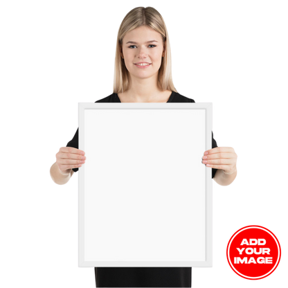 Custom Enhanced Matte Paper Framed Poster (cm)