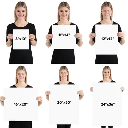 Custom Premium Luster Photo Paper Poster (in)