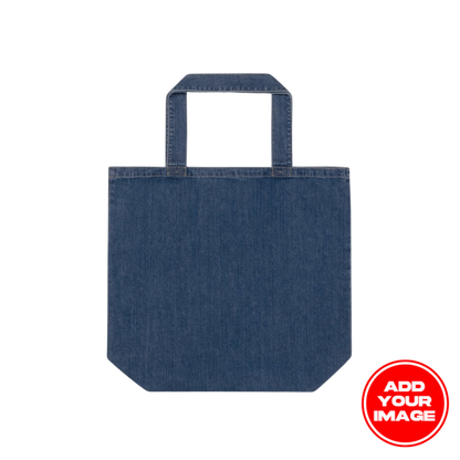 Custom Organic Denim Tote Bag