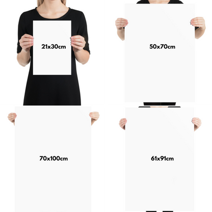 Custom Enhanced Matte Paper Poster (cm)