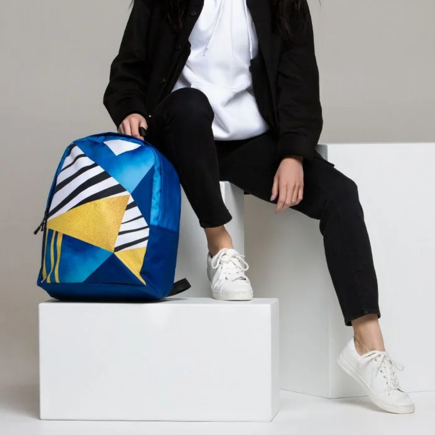 Custom All-Over Print Minimalist Backpack