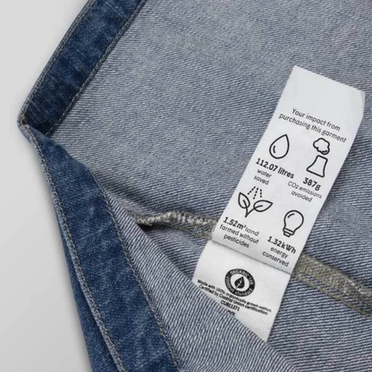 Custom Organic Denim Tote Bag
