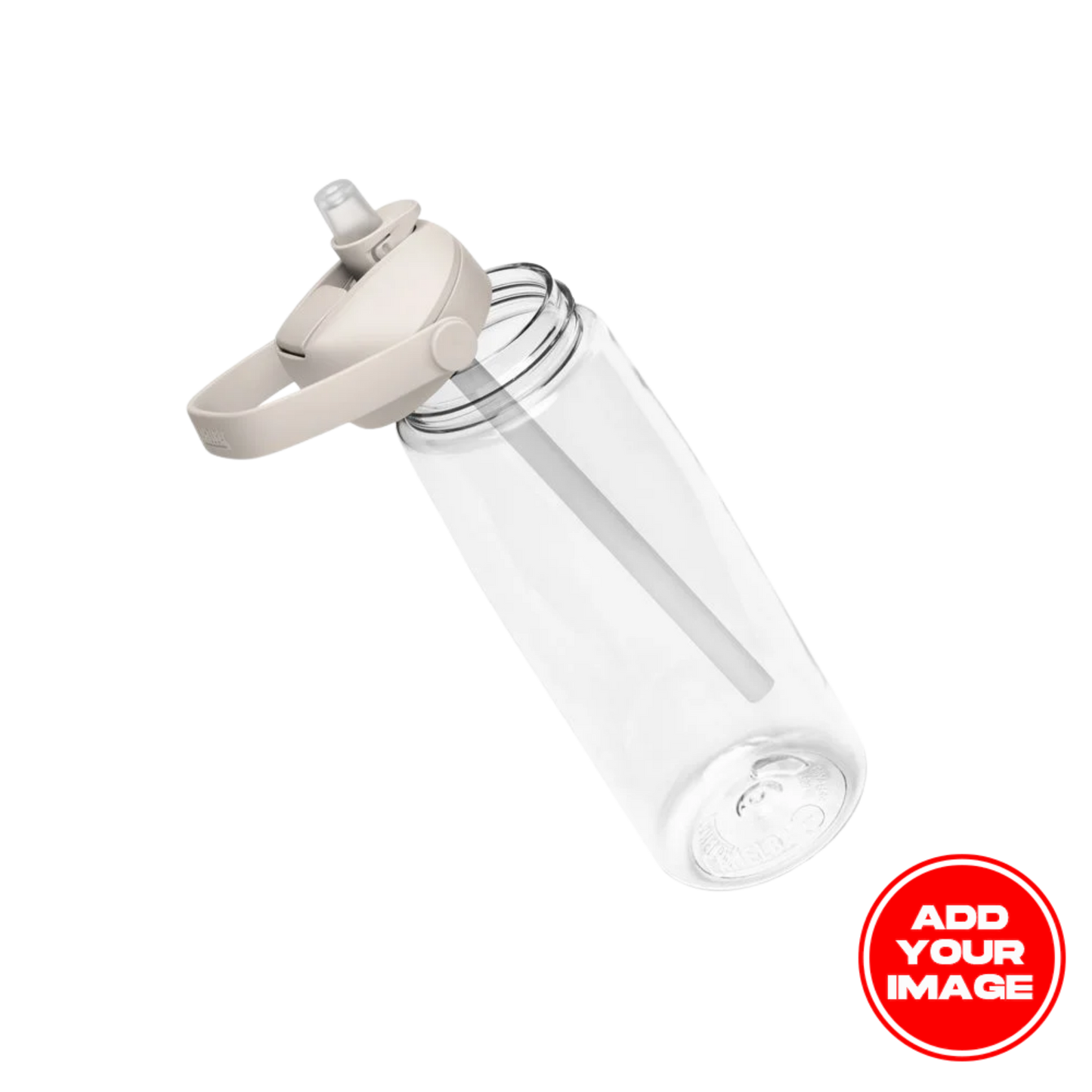Custom Flip Straw Water Bottle
