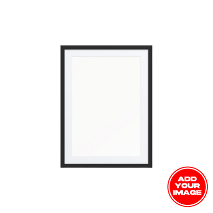 Custom Matte Paper Framed Poster With Mat (in)