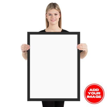 Custom Enhanced Matte Paper Framed Poster (cm)