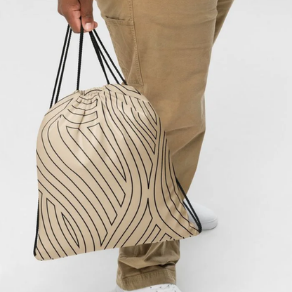 Custom All-Over Print Drawstring Bag