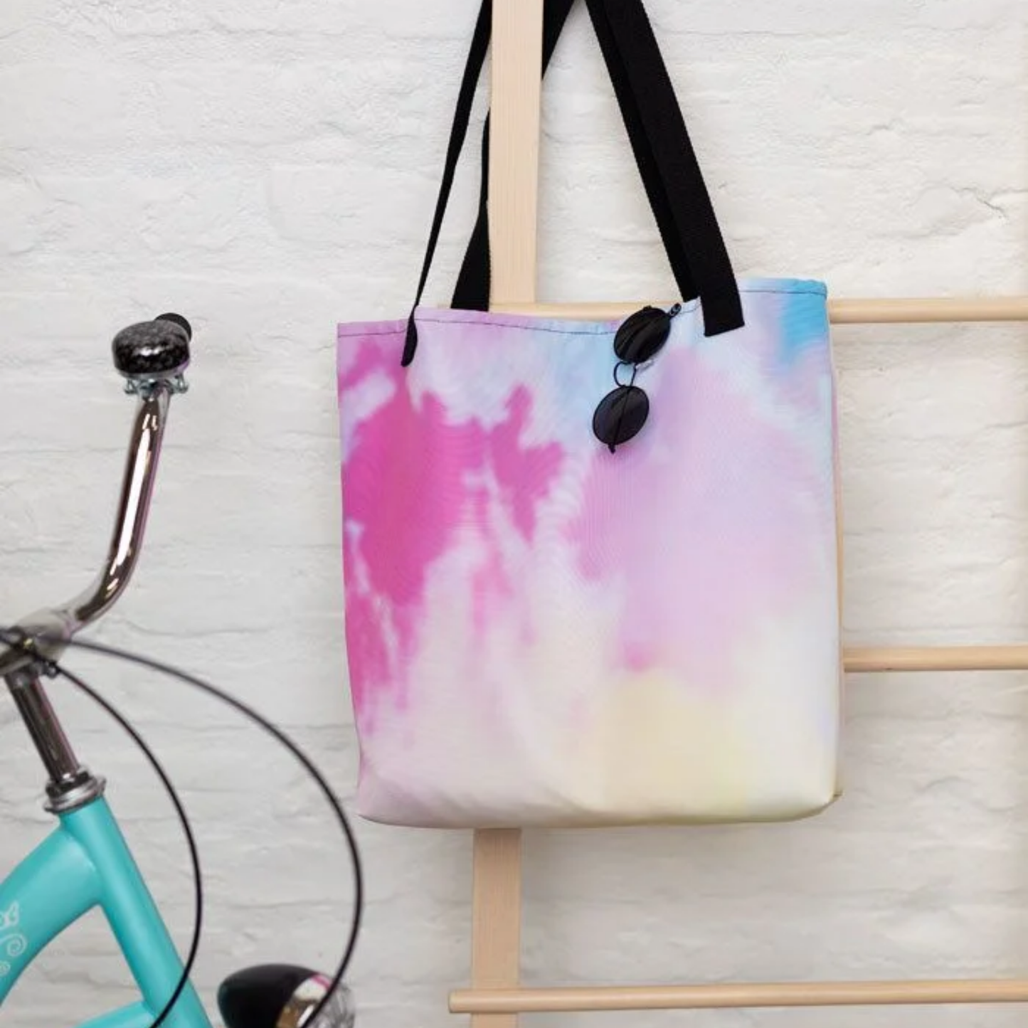 Custom All-Over Print Large Tote Bag w/ Pocket