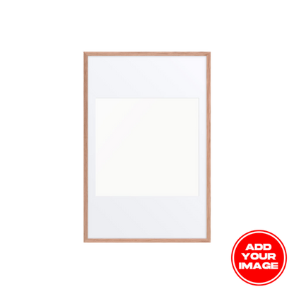 Custom Matte Paper Framed Poster With Mat (in)