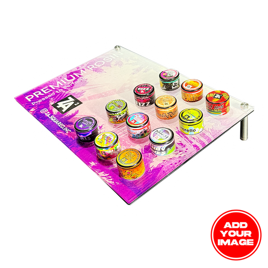 Custom Jar Rack Ramp Display (fits 12 x5 ml) 14"x10"