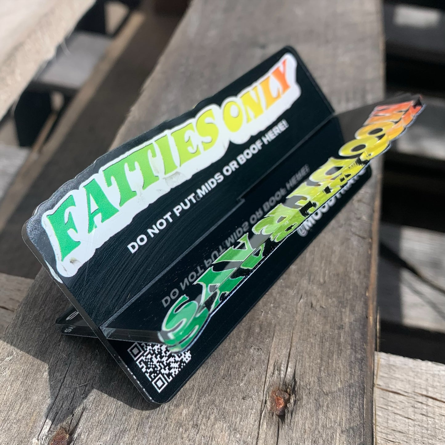 MOODTRAYS Fatties Only Rolling Cradle X-Stand